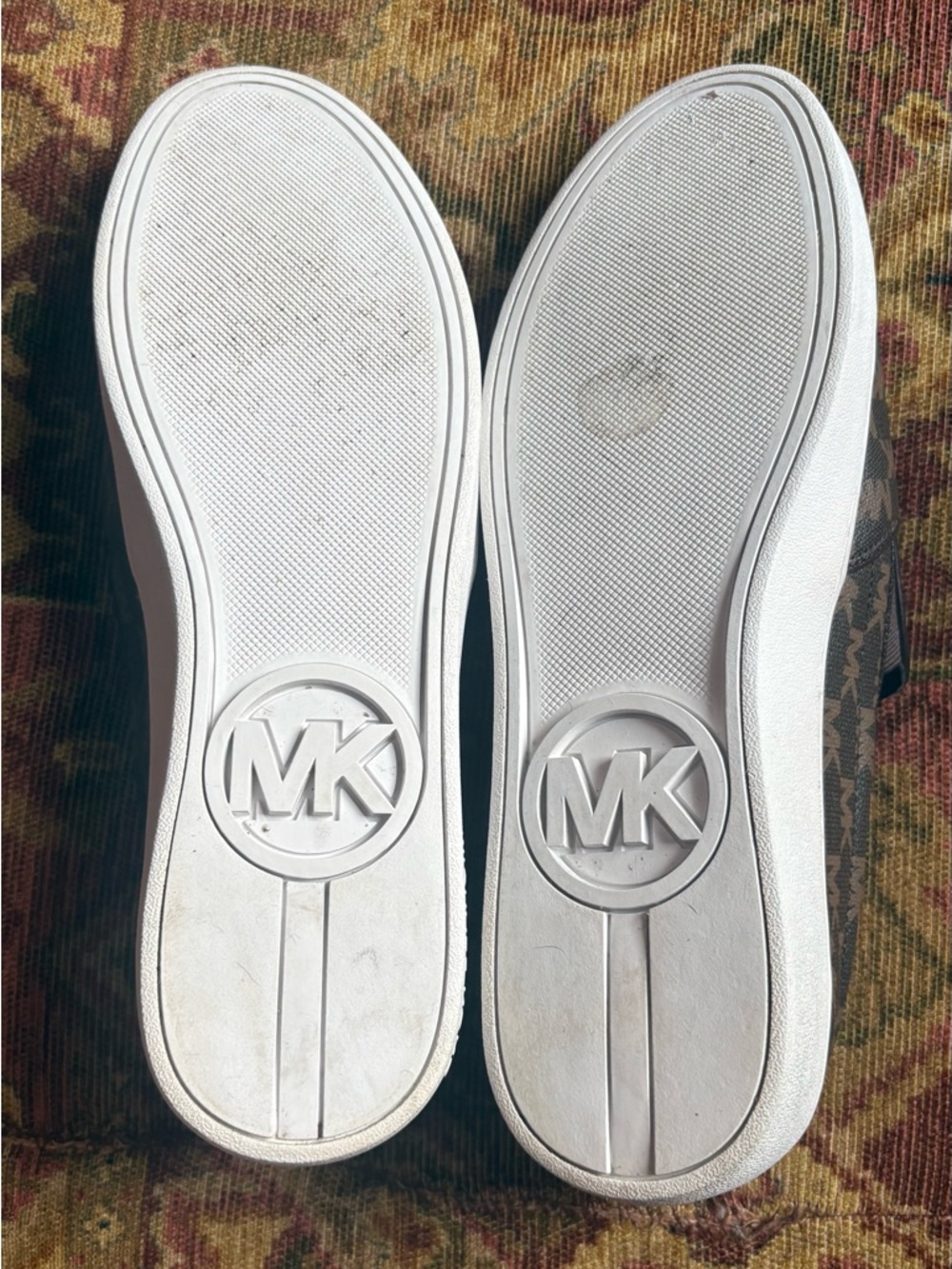 Michael Kors Unisex Slip-On Logo Loafers in Brown Size 11 - Picture 5 of 5